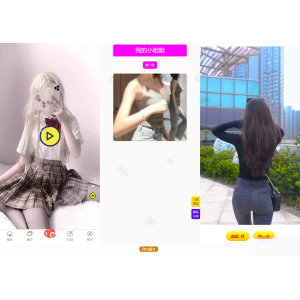 五套随机小姐姐短视频引流网站源码+最新API