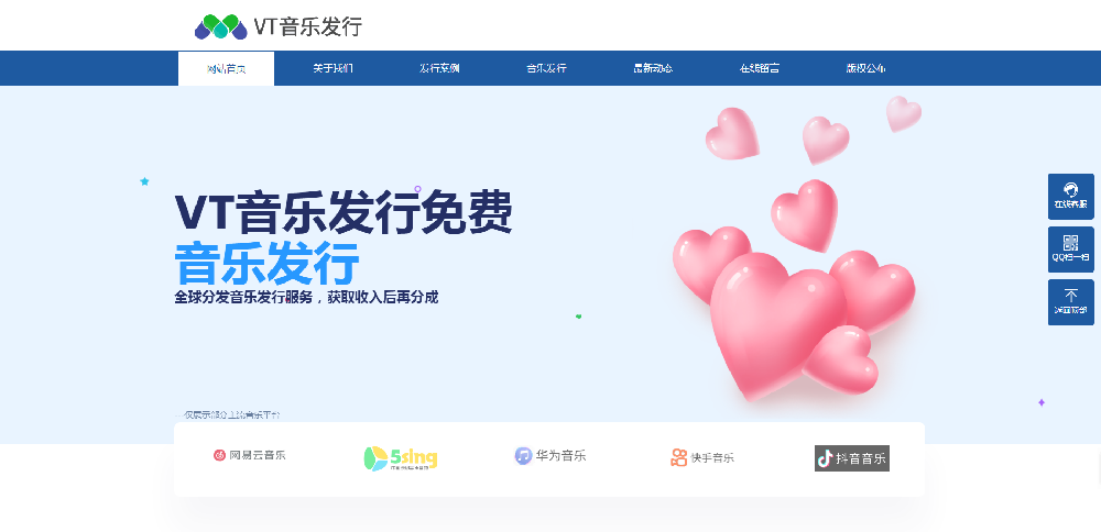 唱片公司音乐发行管理系统 v0.01